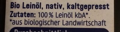 DmBio Leinöl Nativ 250 ML