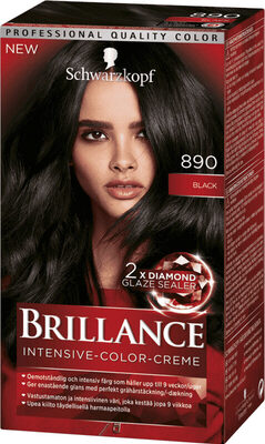 Brillance Hårfarge 890 Black