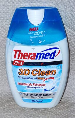 3D Clean 2in1 Zahncreme + Mundwasser