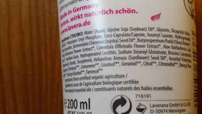Lait corps hydratant jojoba et aloe vera bios