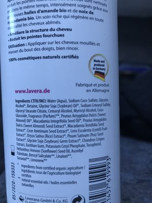 Soin En Profondeur Et Réparation 2 En 1 250 ML Lavera
