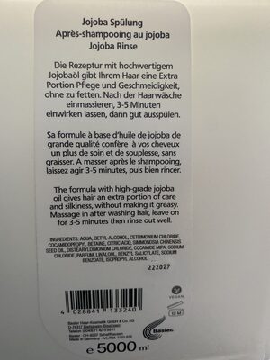 Après-shampooing au Jojoba