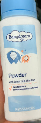 Powder with jojoba oil & alantoin