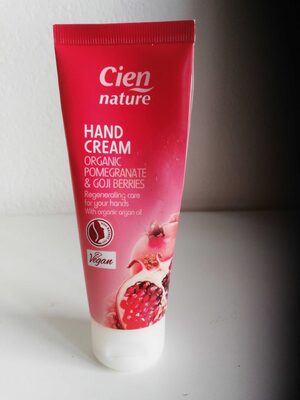 HAND CREAM Organic pomegranate & goji berries