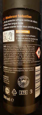 déodorant séduction 24h effet fraîcheur