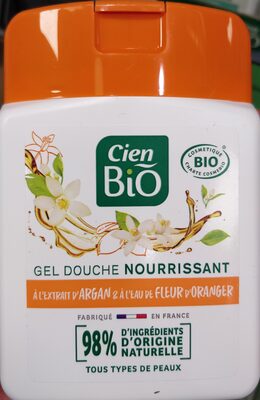 Gel douche nourrisant à l'extrait d'argan et à l'eau de fleur d'oranger