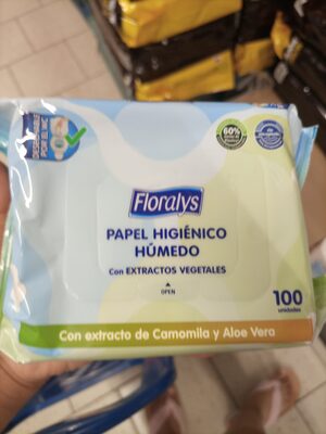 Papel higiénico húmedo