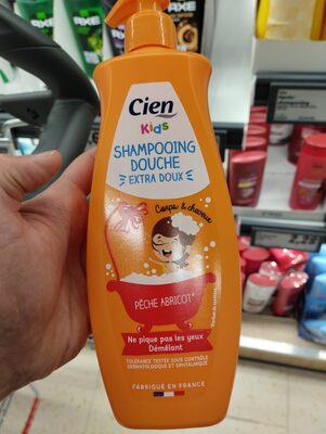Shampooing douche extra doux pêche-abricot