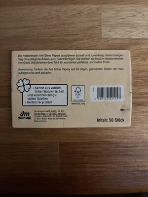Anti Shine Paper