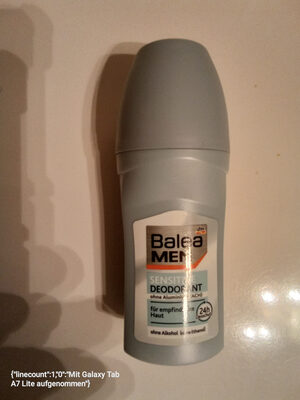 Balea men sensitive deodorant ohne aluminium