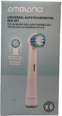 Universal Aufsteckbürsten 6er Set (kompatibel mit Oral-B)