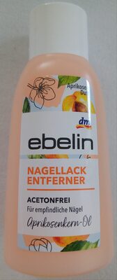 Nagellackentferner mit Aprikosenkern-Öl und Aprikosenduft