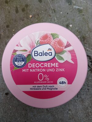 Deocreme mit Natron und Zink