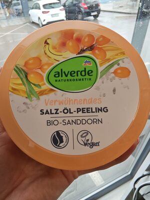 Verwohnendes salz-ol-peeling
