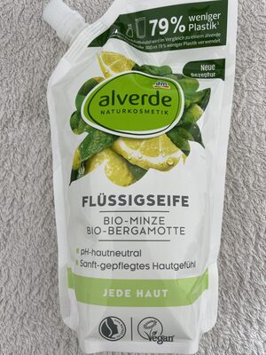 Flüssigseife Bio-Minze und Bio-Bergamotte Nachfüllbeutel