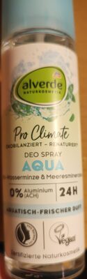 Alverde pro climate Deospray Aqua
