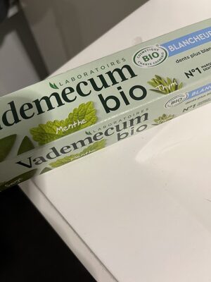 Dentifrice bio blancheur naturelle