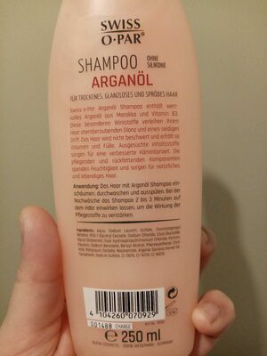 Shampoo arganöl