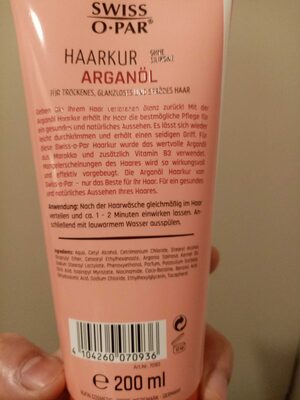 Haarkur arganöl