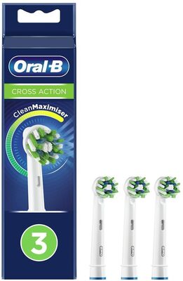 Tannbørstehoder Refill Cross Action 3 stk
