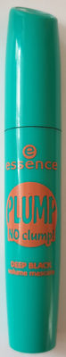 Plump no clump! Deep black volume mascara