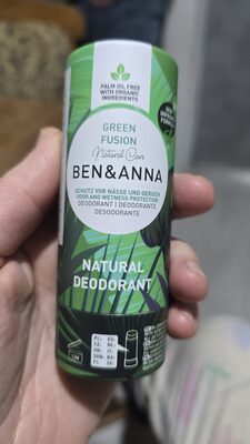 Ben & Anna Green Fushion Natural Deodorant Stick