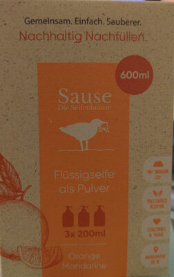 Flüssigseife als Pulver