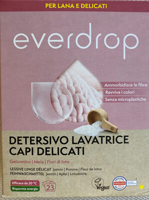 Detersivo lavatrice capi delicati