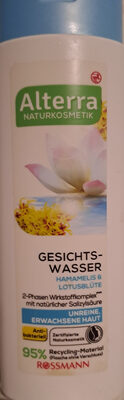 Gesichtswasser Hamamelis Lotusblüte