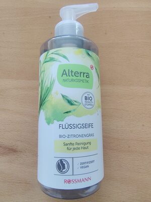 Organic lemongrass liquid soap