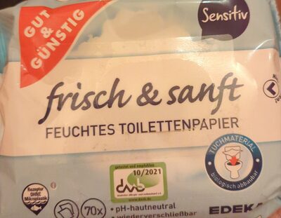 Feuchtes Toilettenpapier
