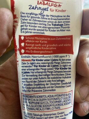 Tabaluga Zahngel für Kinder