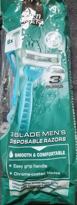 3 blade men's disposable razors
