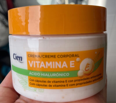 Crema corporal - Vit E - Ácido Hialurónico