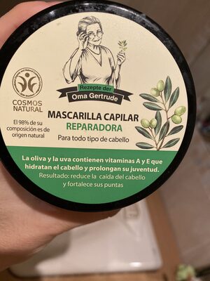 Mascarilla capilar reparadora para todo tipo de cabello