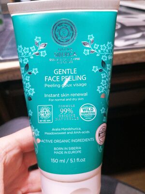 Gentle face peeling