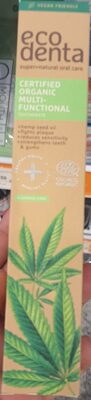 Certified Organic Multi-Functional Toothpaste