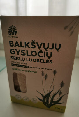 Balkšvųjų gysločių sėklų luobelės