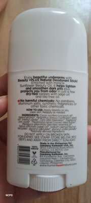Natural Deodorant Stick Beauty Plus