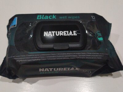 Вологі серветки Naturelle Black