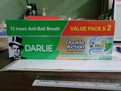 DARLIE DOUBLE ACTION Fresh Protect 2in1 2X160G