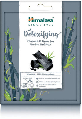 Himalaya Detoks Kömür ve Yeşil Çay Etkili Kağıt Maske 30 ml