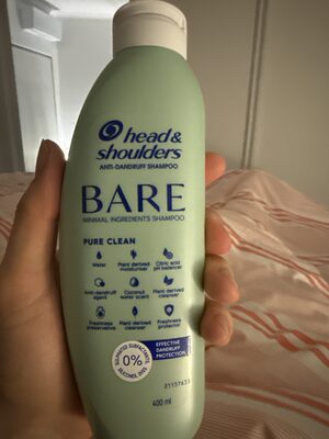 Head & Shoulders Anti Dandruff Shampoo Bare Pure Clean 400mL