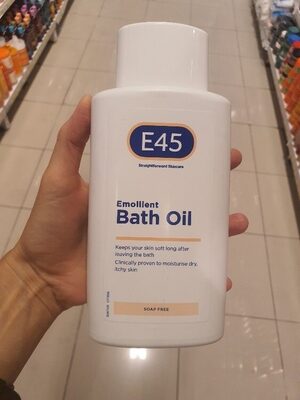 Emollient bath oil