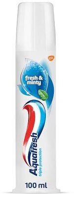 fresh and minty toothpaste
