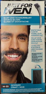 Barbe et moustache M-55 Noir