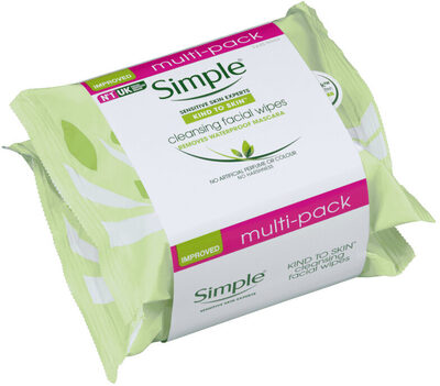 Simple Cleansing Wipes 2x25stk