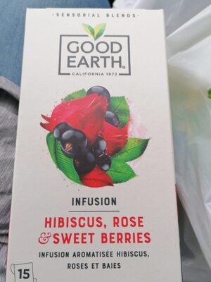 GOOD EARTH THÉ HIBISCUS ROSE ET FRUITS ROUGES