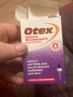 Otex sodium bicarbonate ear drops