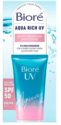 Bioré Aqua Rich Uv SPF50 Glowy Weightless Moisturizer